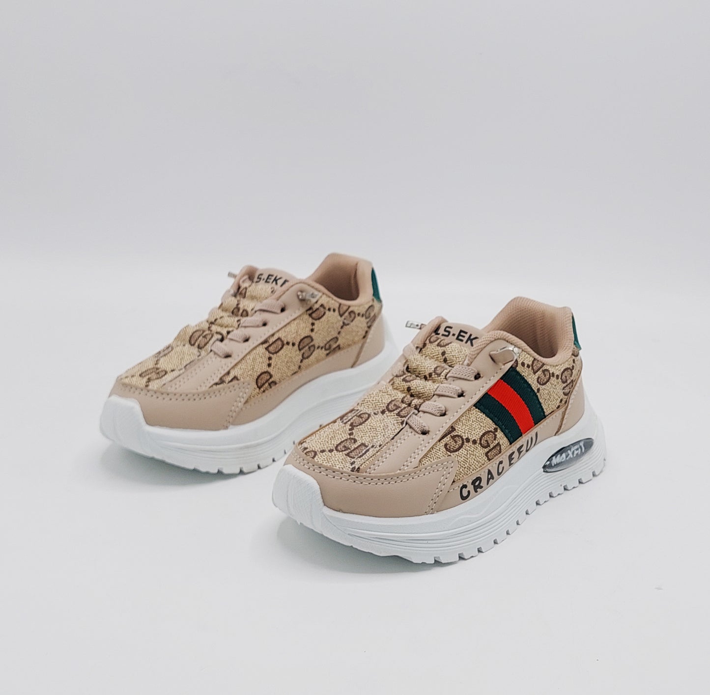 Premium Quality Trendy Look Sneakers for Kids - MFT06 (Brown)