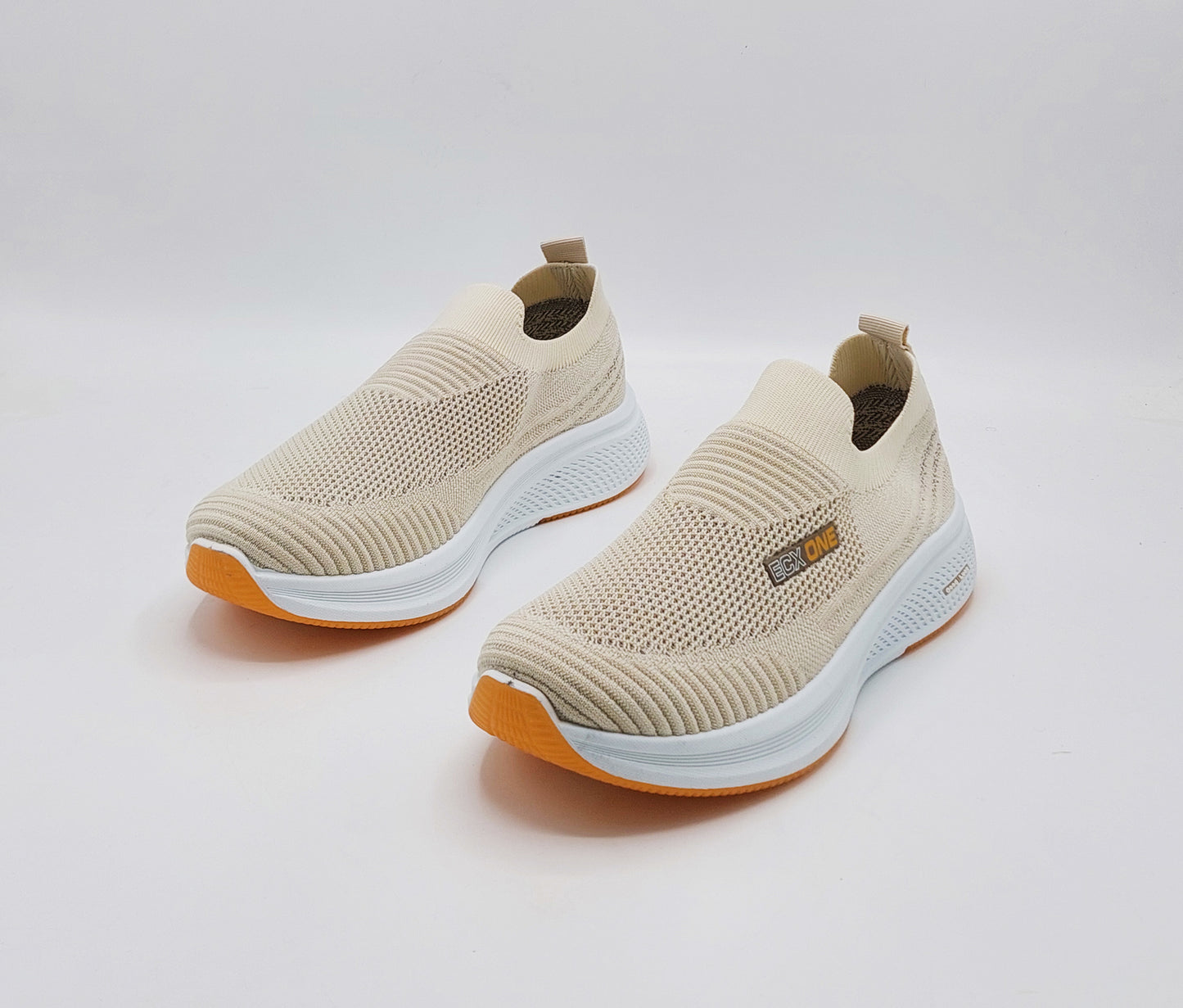 Premium Quality Soft Comfortable Sketchers Shoes for Men & Women - B196 (Beige)