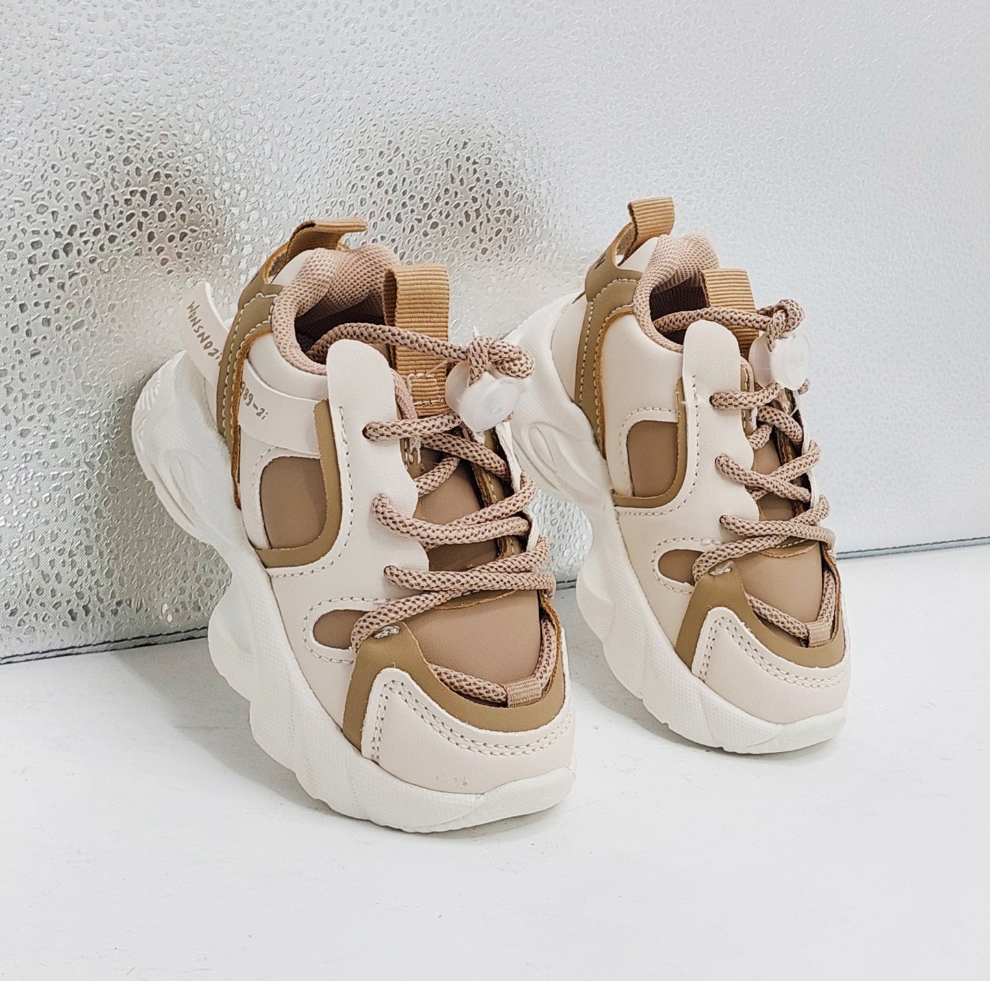 Infant's Soft Sole Trendy Look Sneakers Shoes for Kids - 003 (Brown)