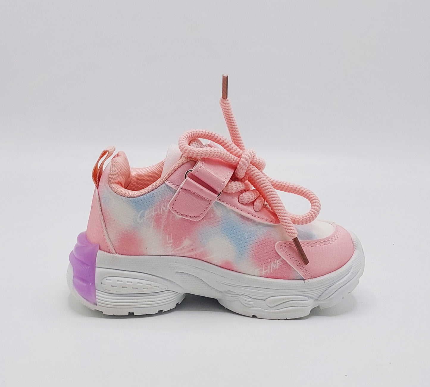 Light in Sole Trendy Look Sneakers for Kids - YB663 (Pink)