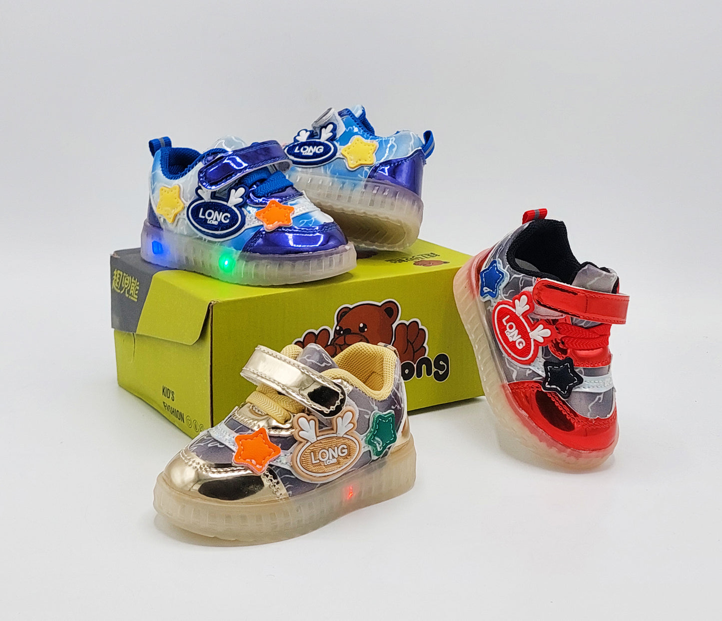 Lights in Sole Soft Sole Shoes for Kids - 2413