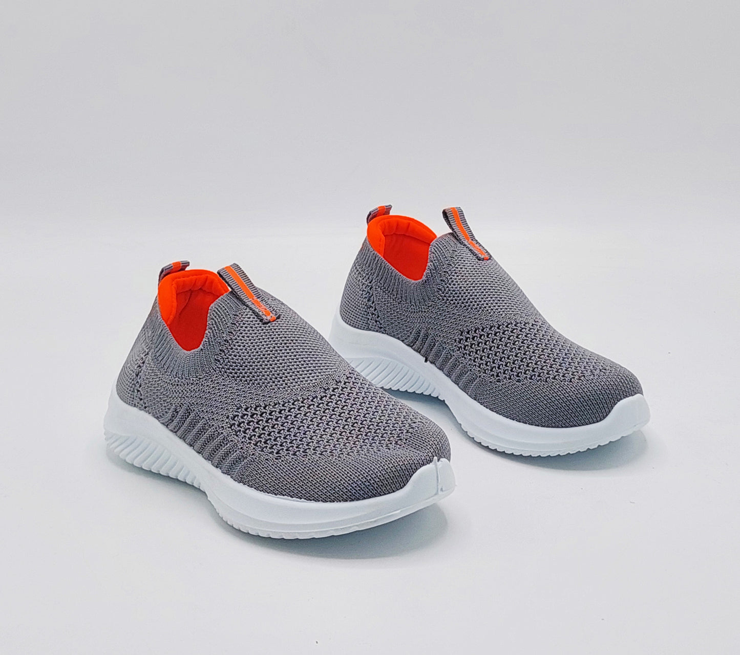 Easy to Wear Soft Comfortable Sketcher for Kids - 109A(Gray)