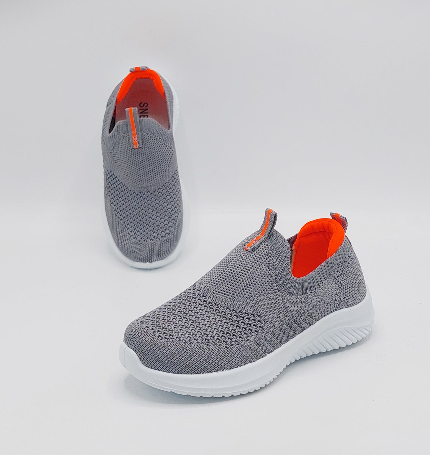 Easy to Wear Soft Comfortable Sketcher for Kids - 109A(Gray)