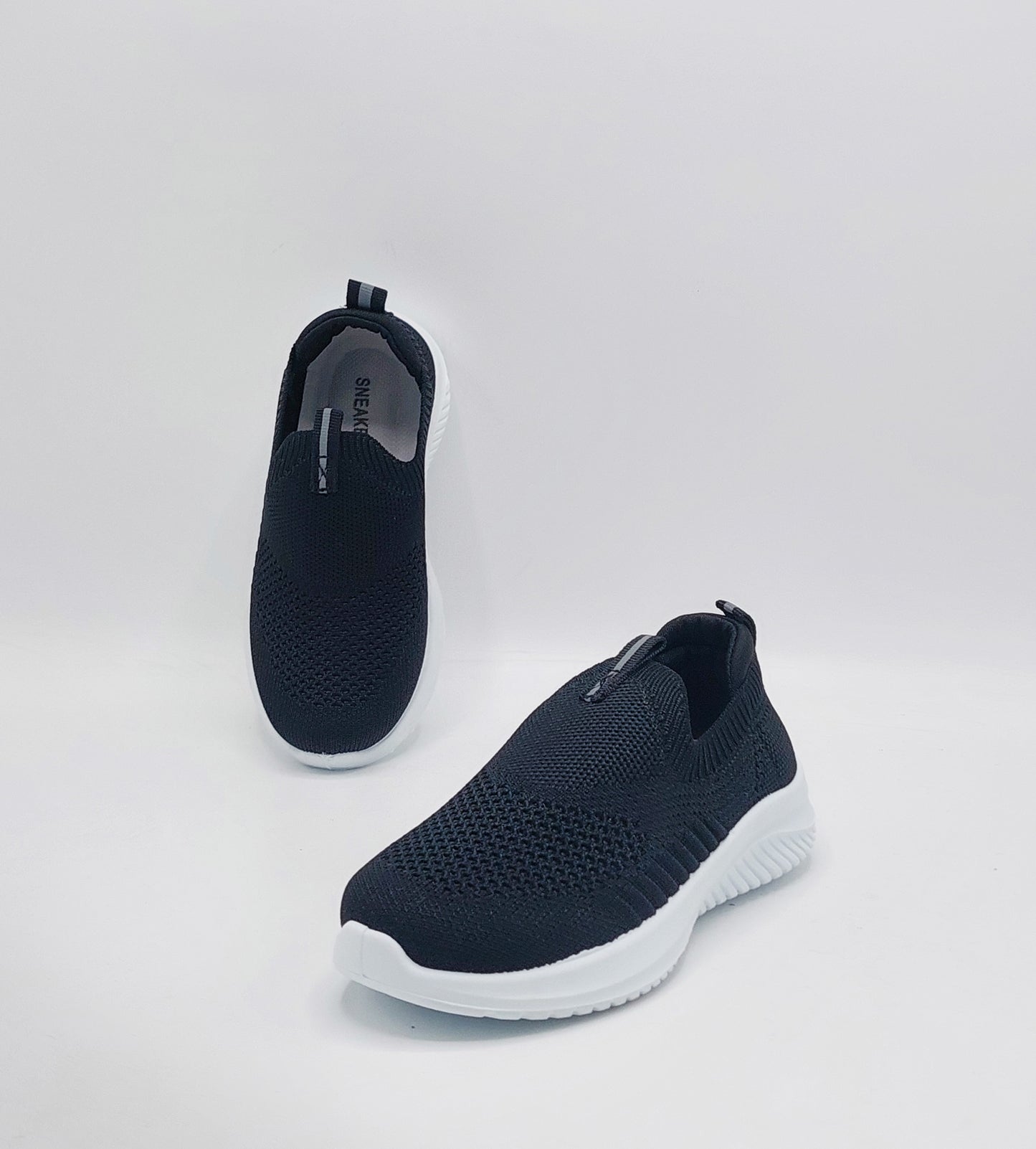 Easy to Wear Soft Comfortable Sketcher for Kids - 109A(Black)