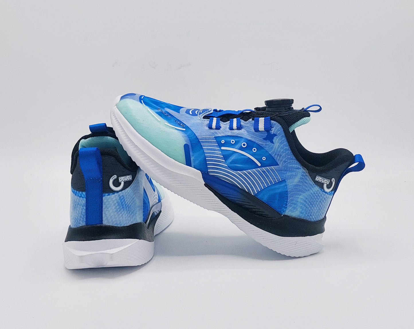 Premium Quality Light-Weight Autolace Sneakers for Kids - W63606 (Blue)