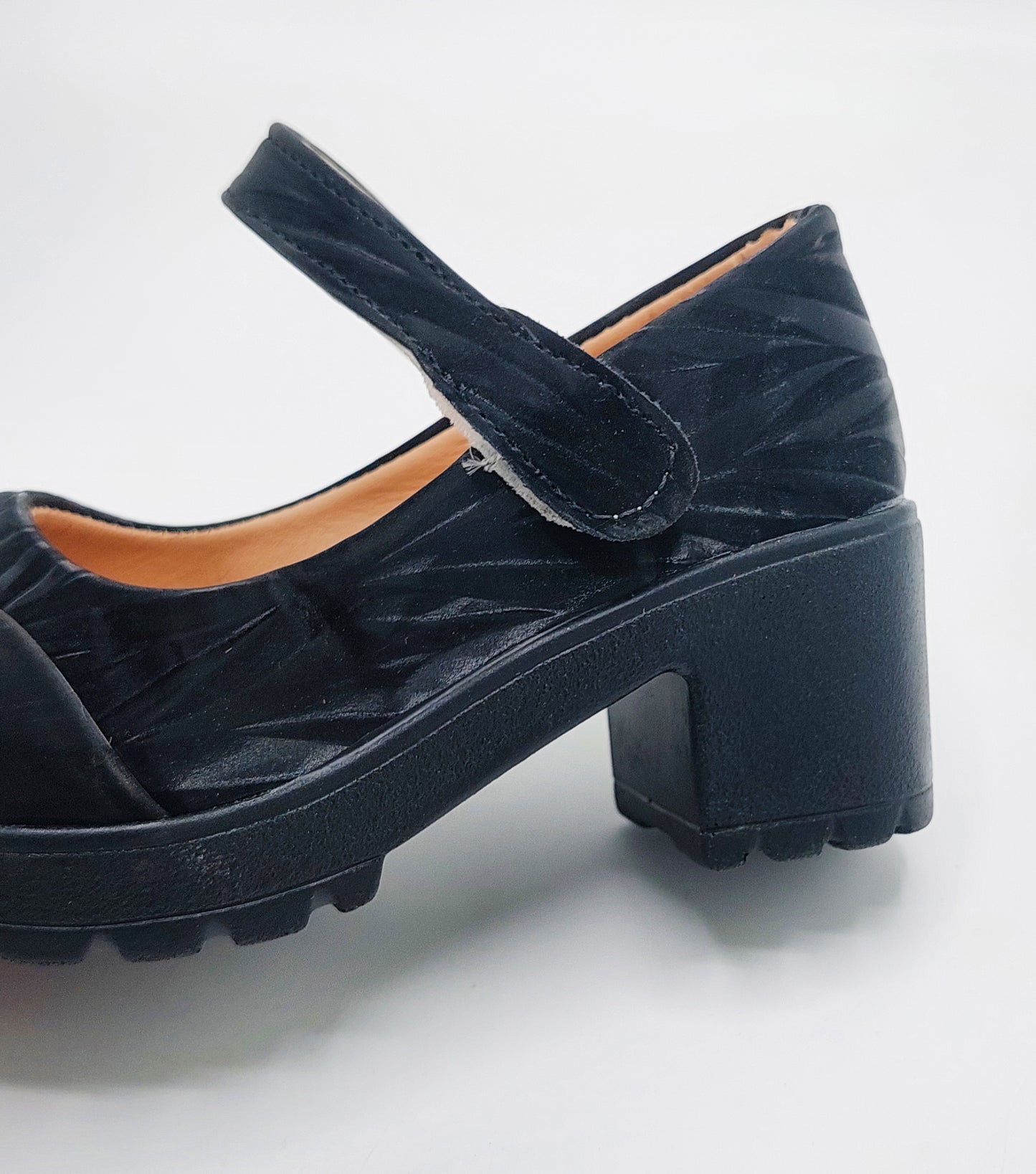 Light Weight Fancy Pumps for Kids Girls - LG777 (Black)