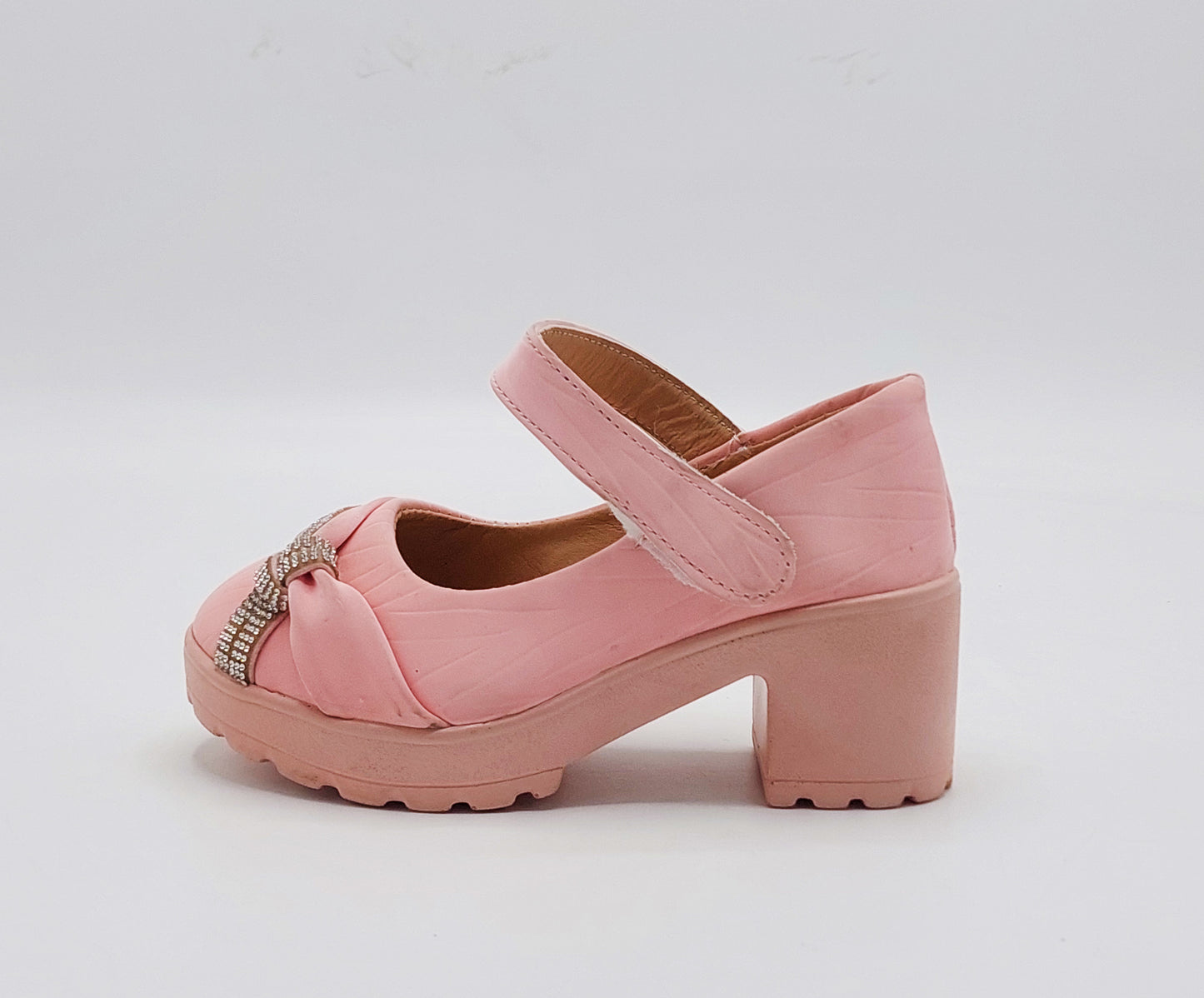 Light Weight Fancy Pumps for Kids Girls - LG777 (Pink)