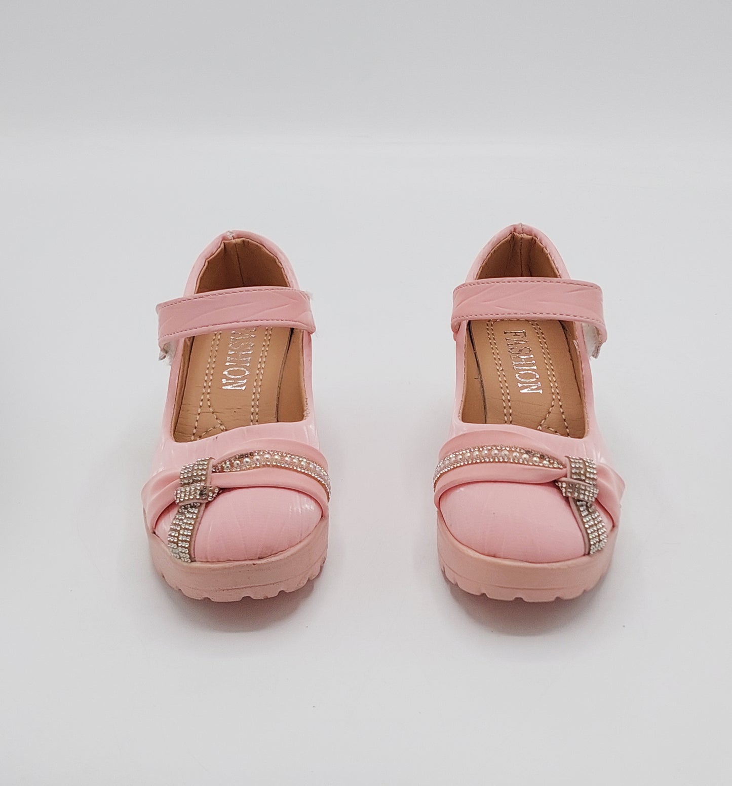 Light Weight Fancy Pumps for Kids Girls - LG777 (Pink)