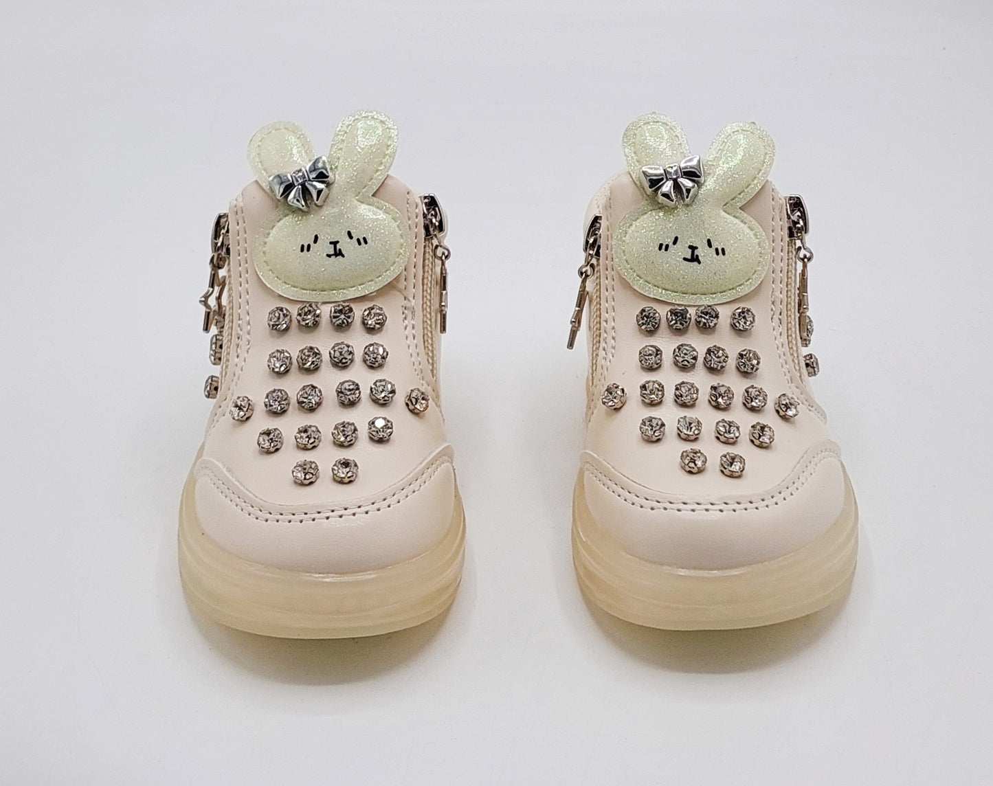 Kid's Beautiful Design Fancy Looking Shoes With Lights in Sole For Girls - ABB407