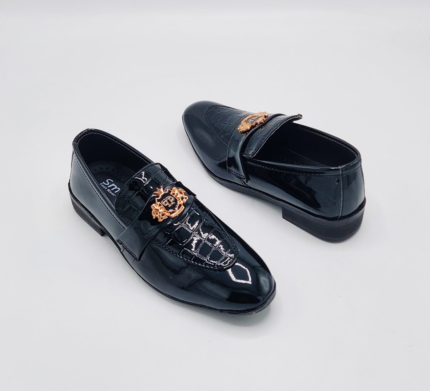 Kid's Premium Quality Formal Shoes - SFW56 (Black)