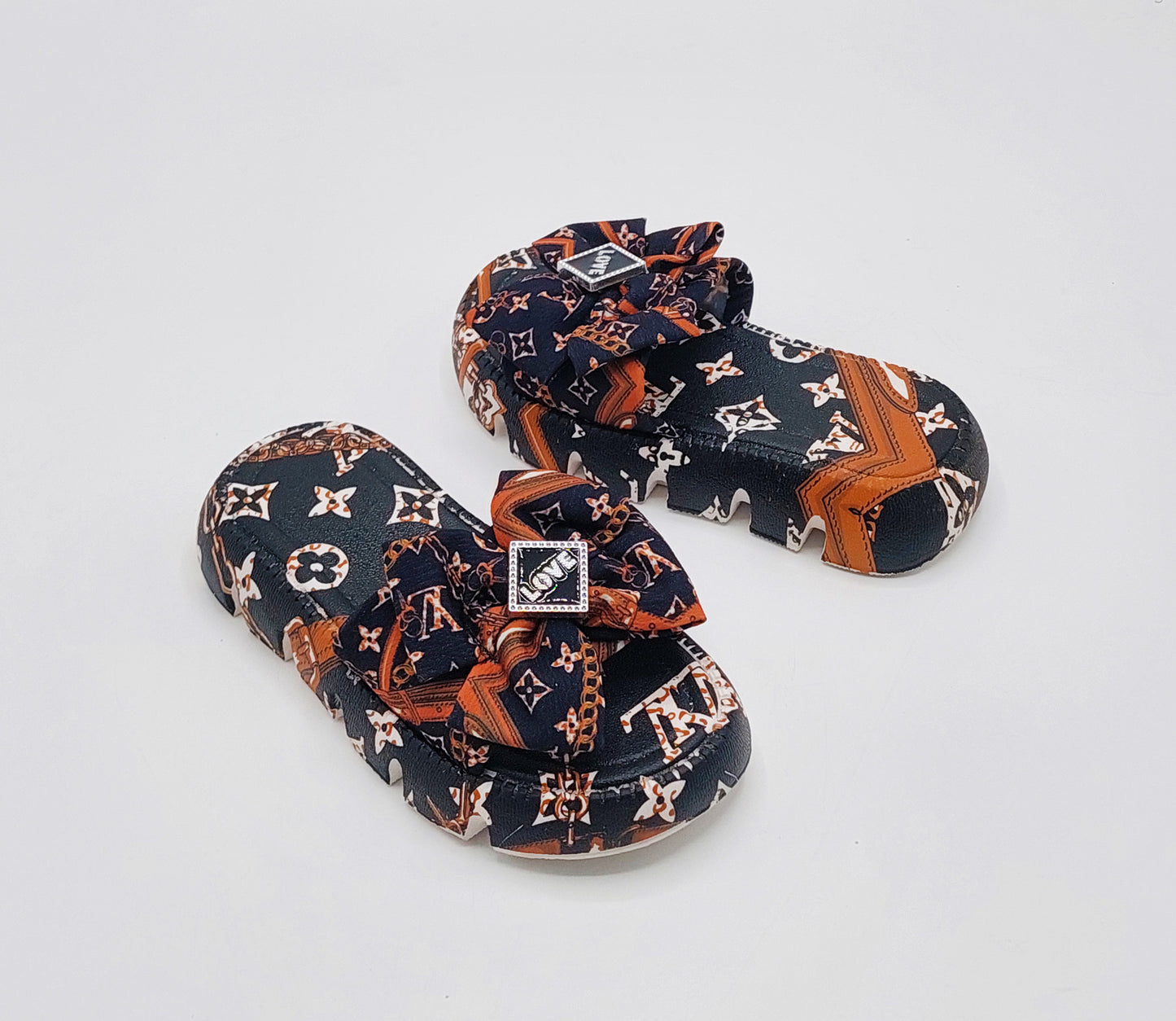 Girls Soft Comfy Softies Slippers for Kids - RO1 (Black)