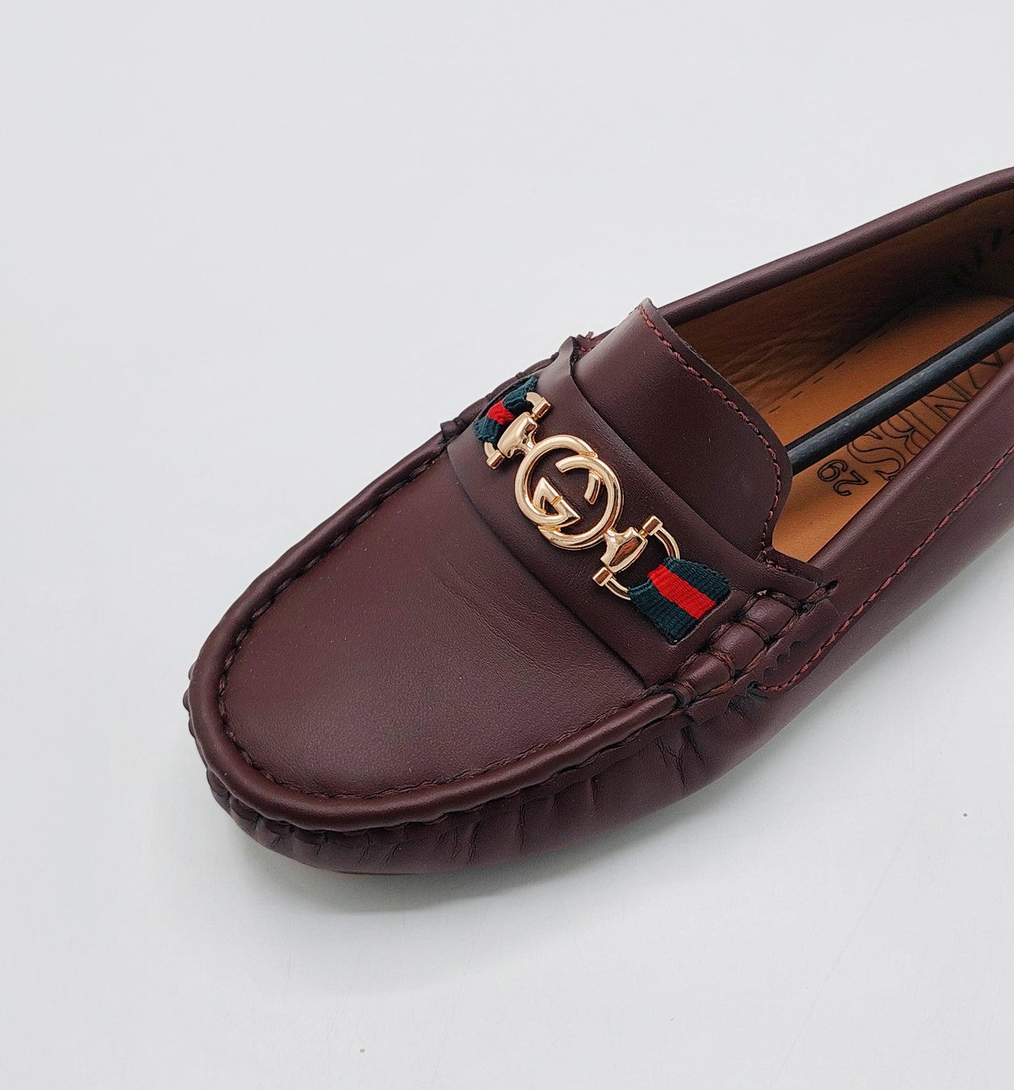 Premium Quality Classical Loafers for Kids - AHS2 (Brown)