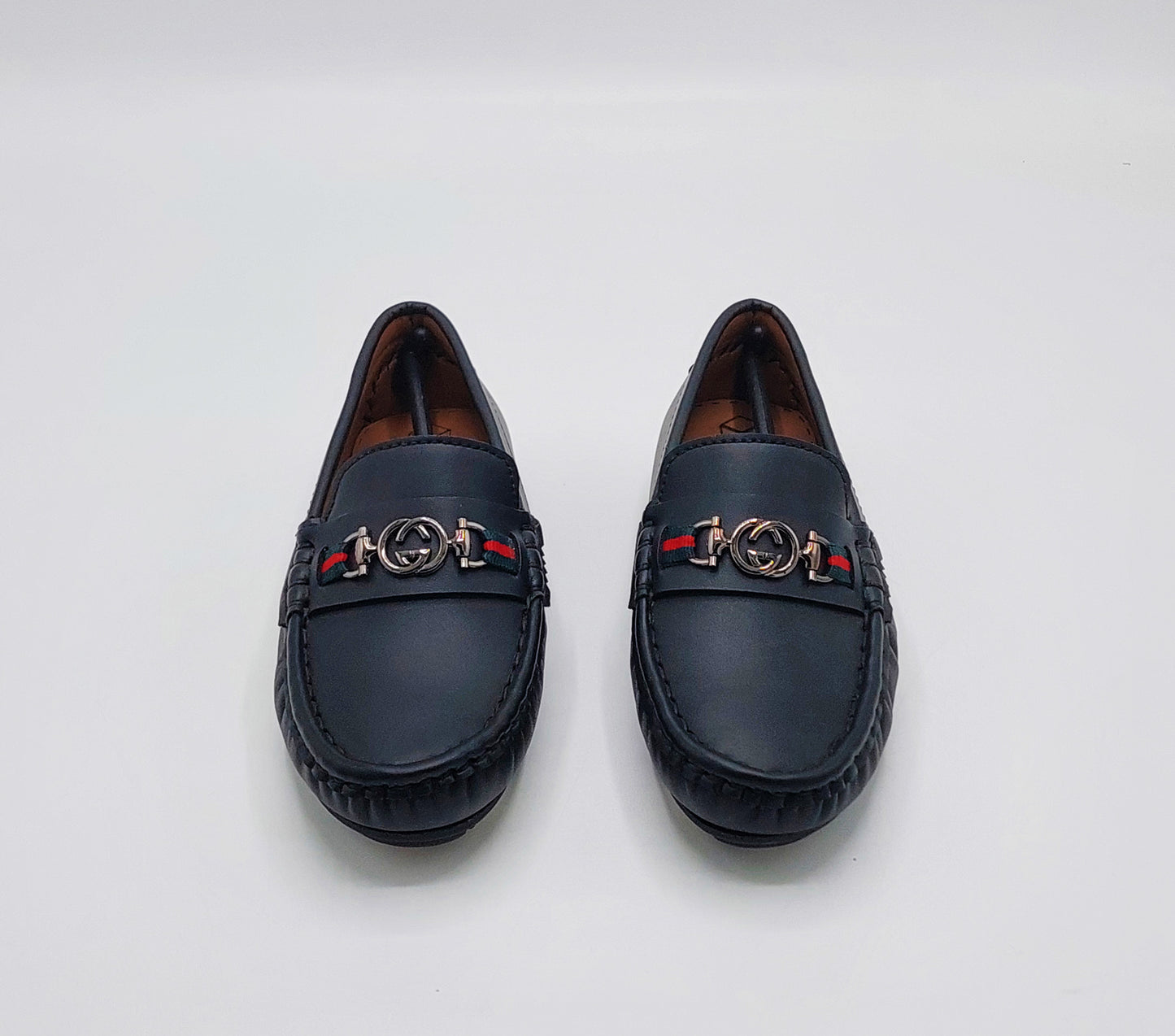 Premium Quality Classical Loafers for Kids - AHS2 (Black)