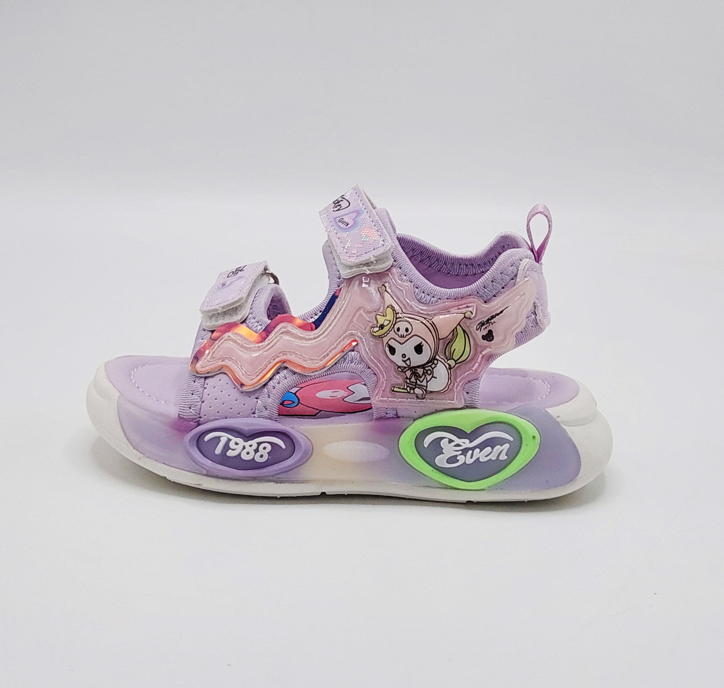 Lights in sole Cute Design Sandals for Kids Girls - D08