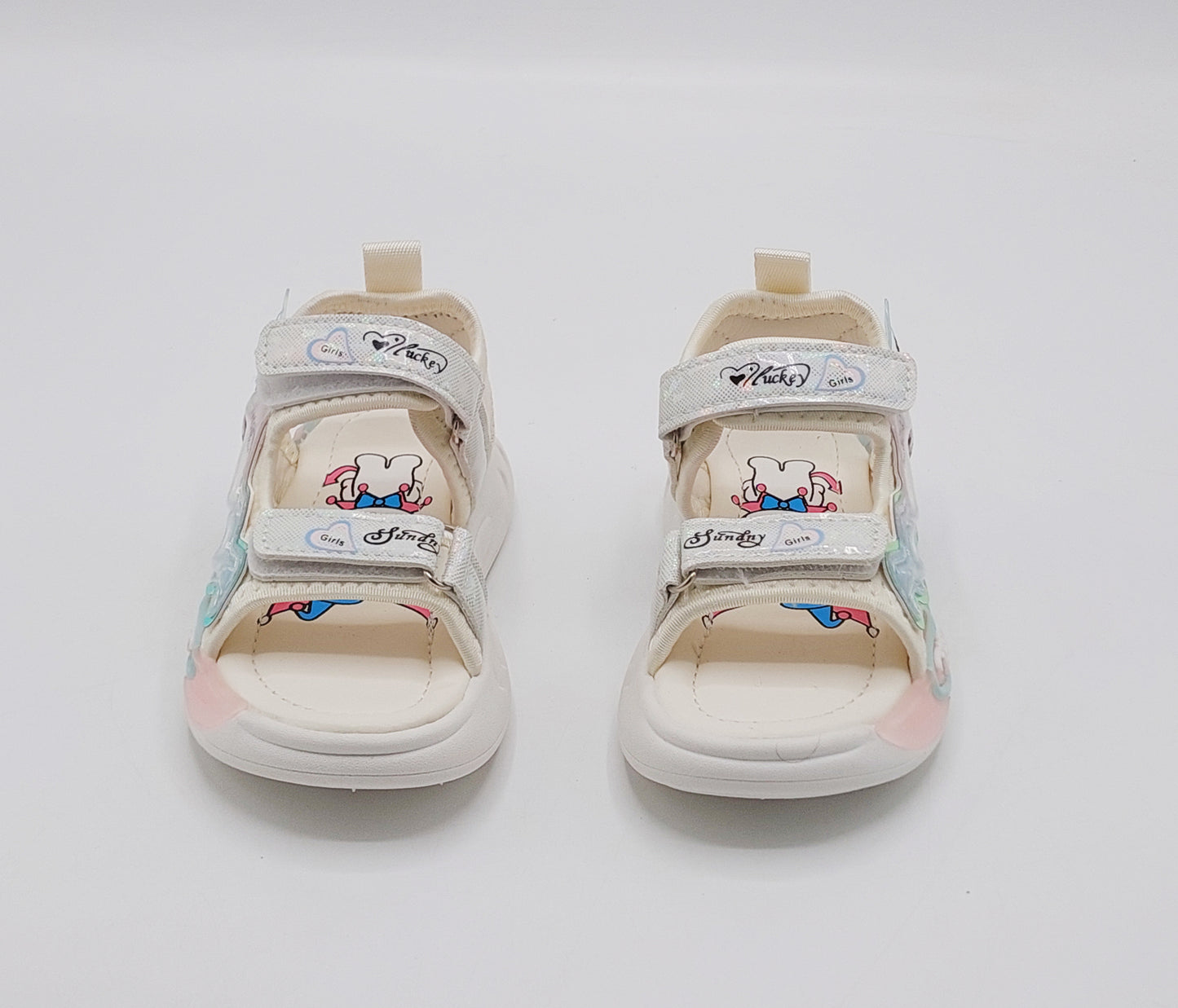 Lights in sole Cute Design Sandals for Kids Girls - D08