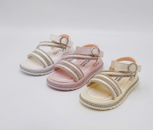 Soft Sole Light Weight Beautiful Design Sandals For Kid's Girl's  - TG611