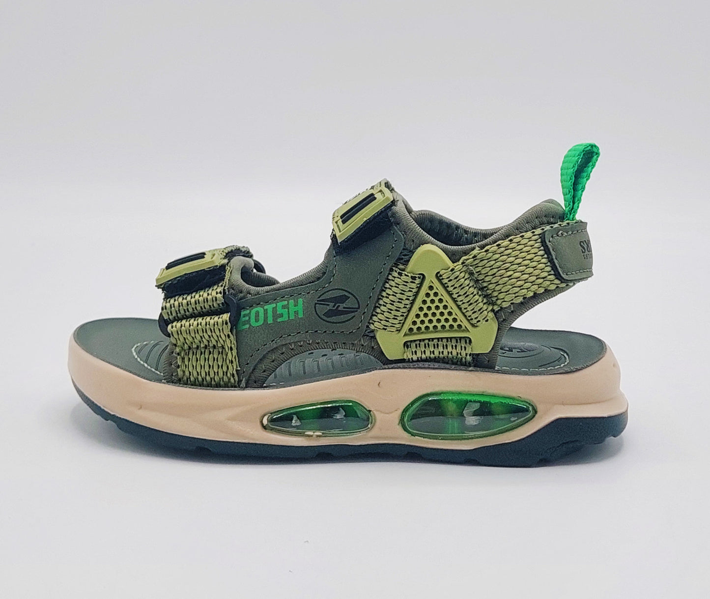 Premium Quality Imported Sandal's For KId's Boy's - NBT3 (Green)