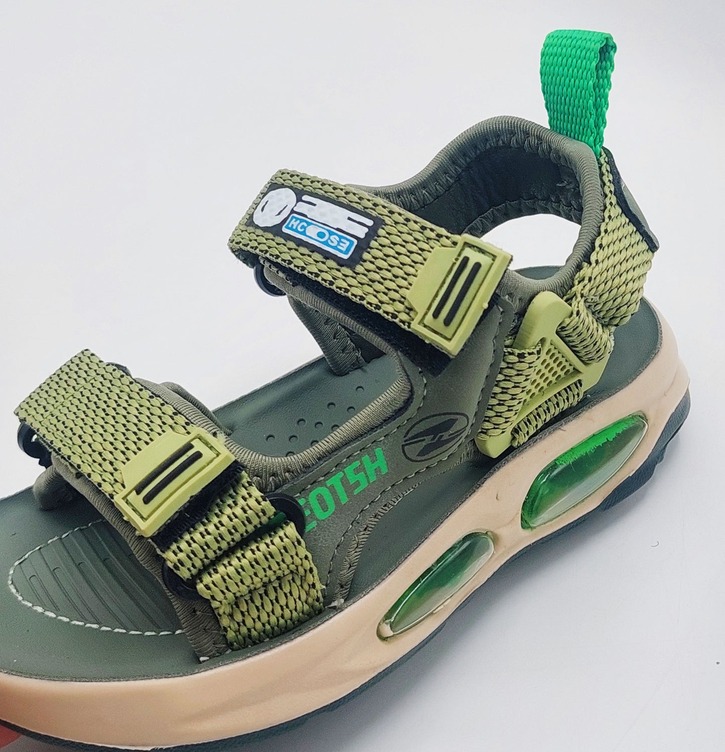 Premium Quality Imported Sandal's For KId's Boy's - NBT3 (Green)