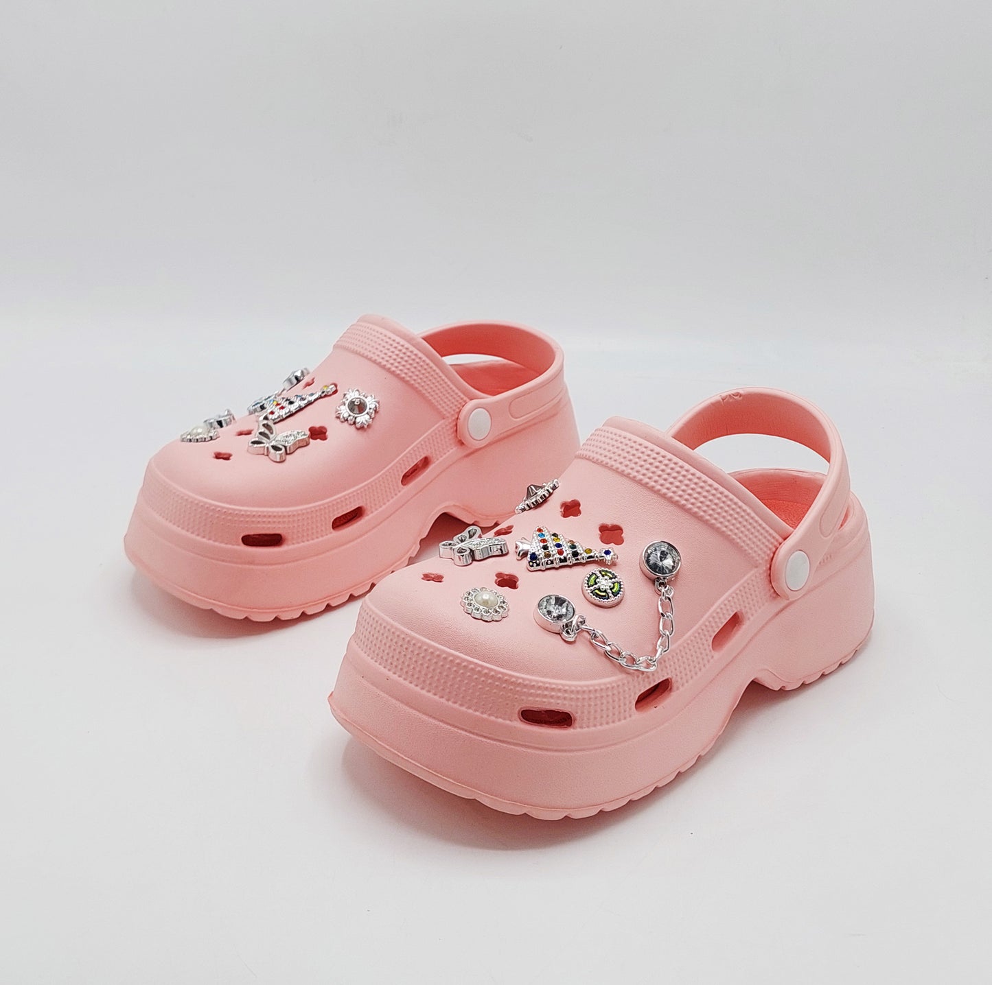 Girls Premium Quality Fancy Clogs - 1002