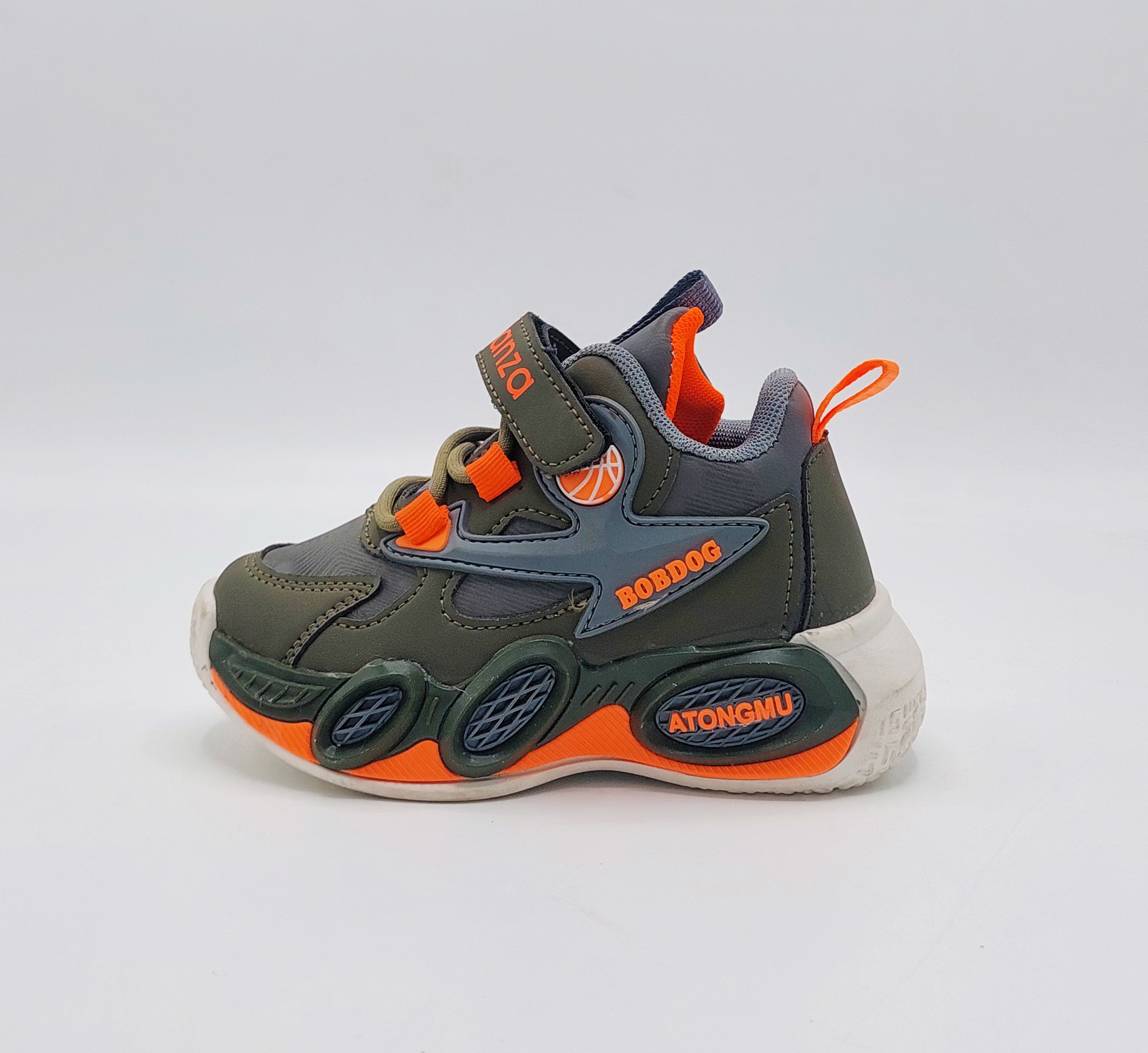 Premium Quality Trendy Look Sporty Sneakers for Kids - YOKO10 (Orange)