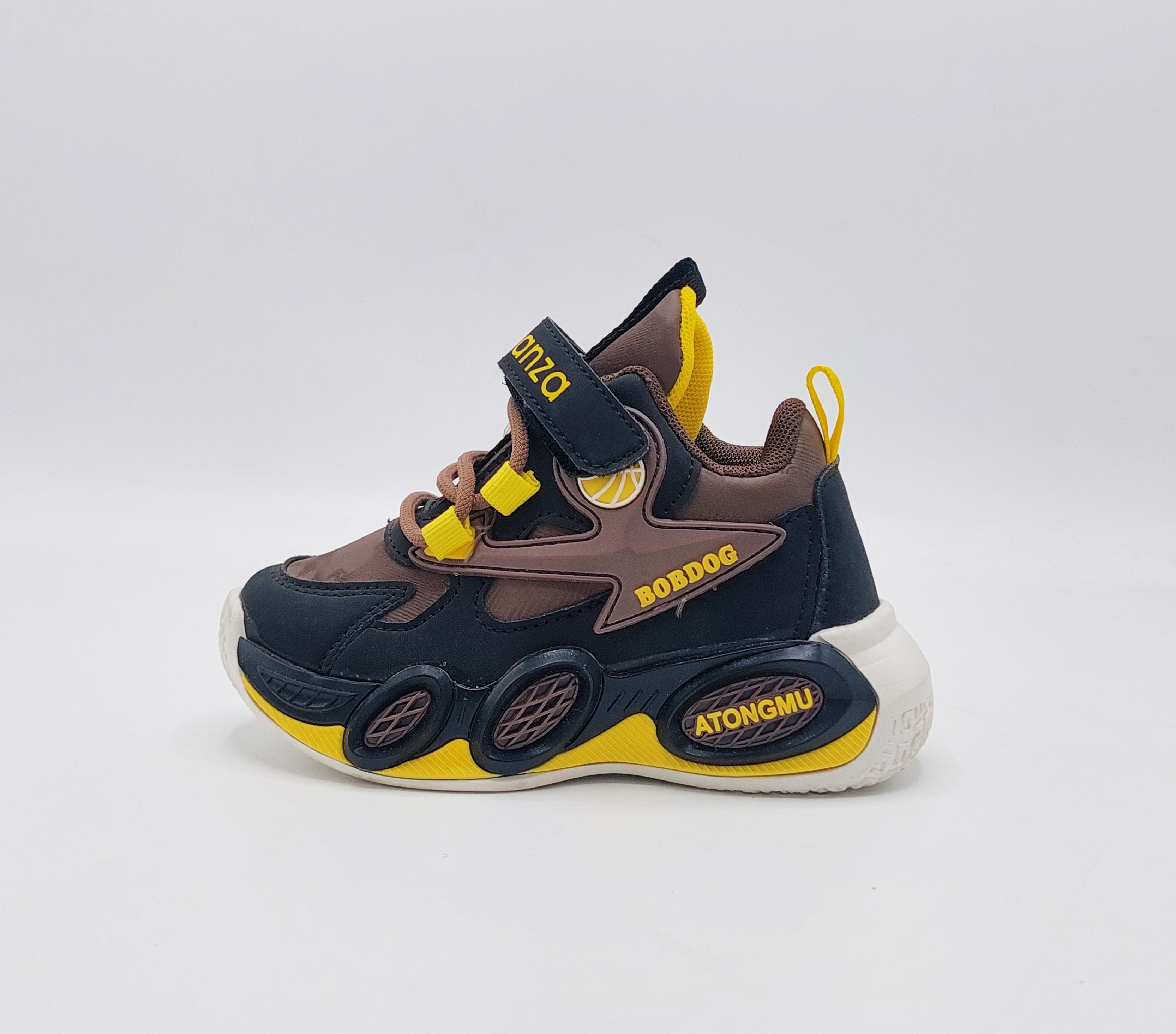 Premium Quality Trendy Look Sporty Sneakers for Kids - YOKO10 (Brown)