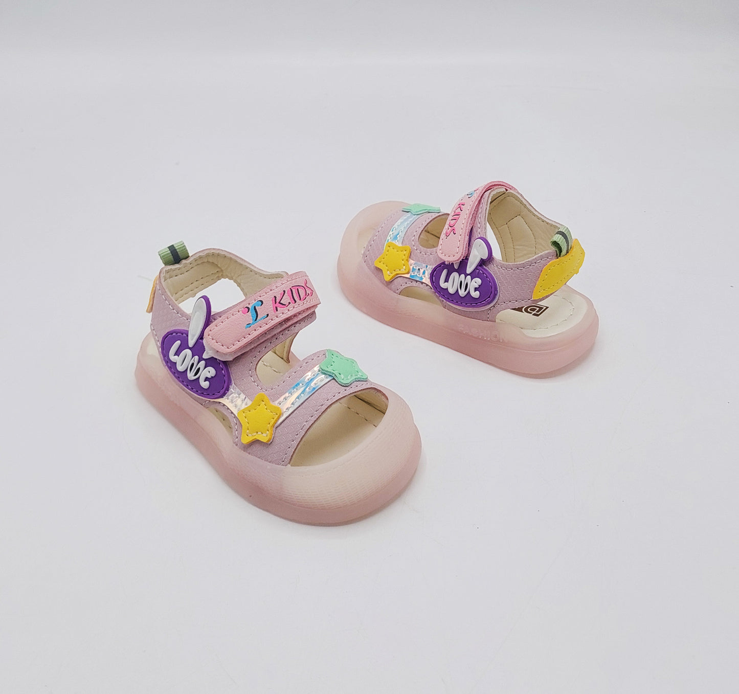 Lights in sole cute design sandals for kids - YC24