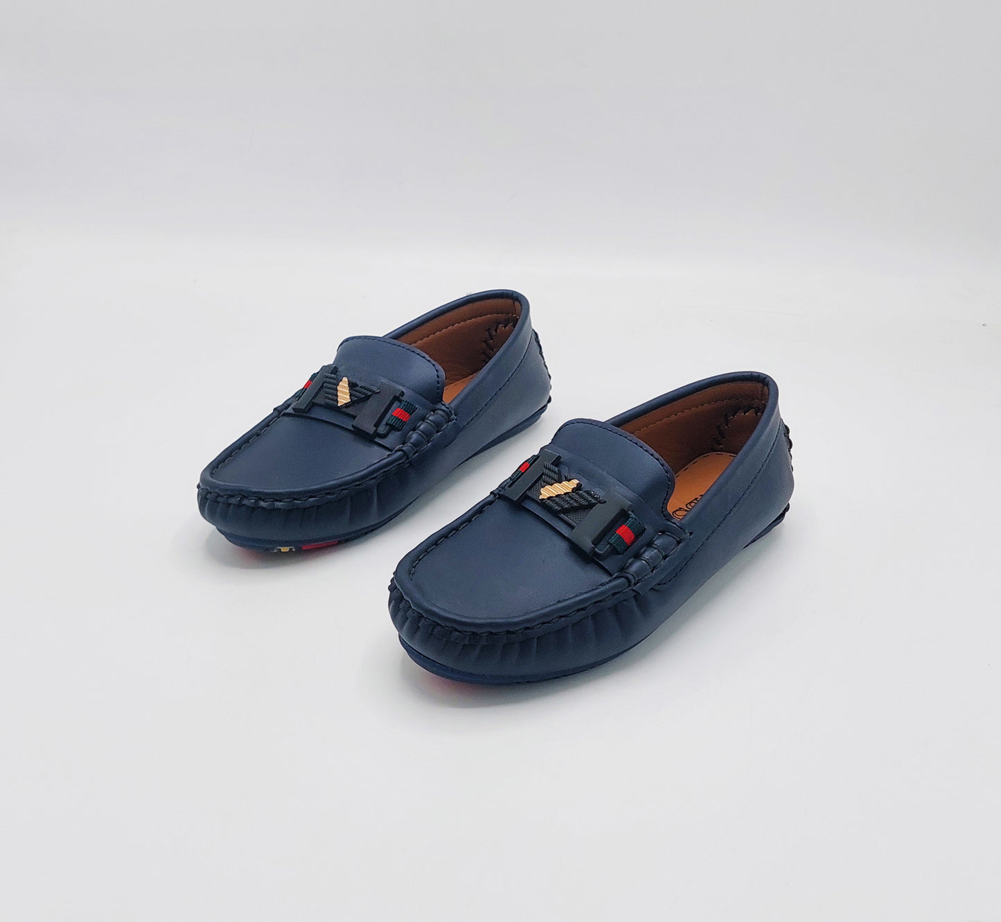 Premium Quality Classical Loafers for Kids - A6 (Blue)