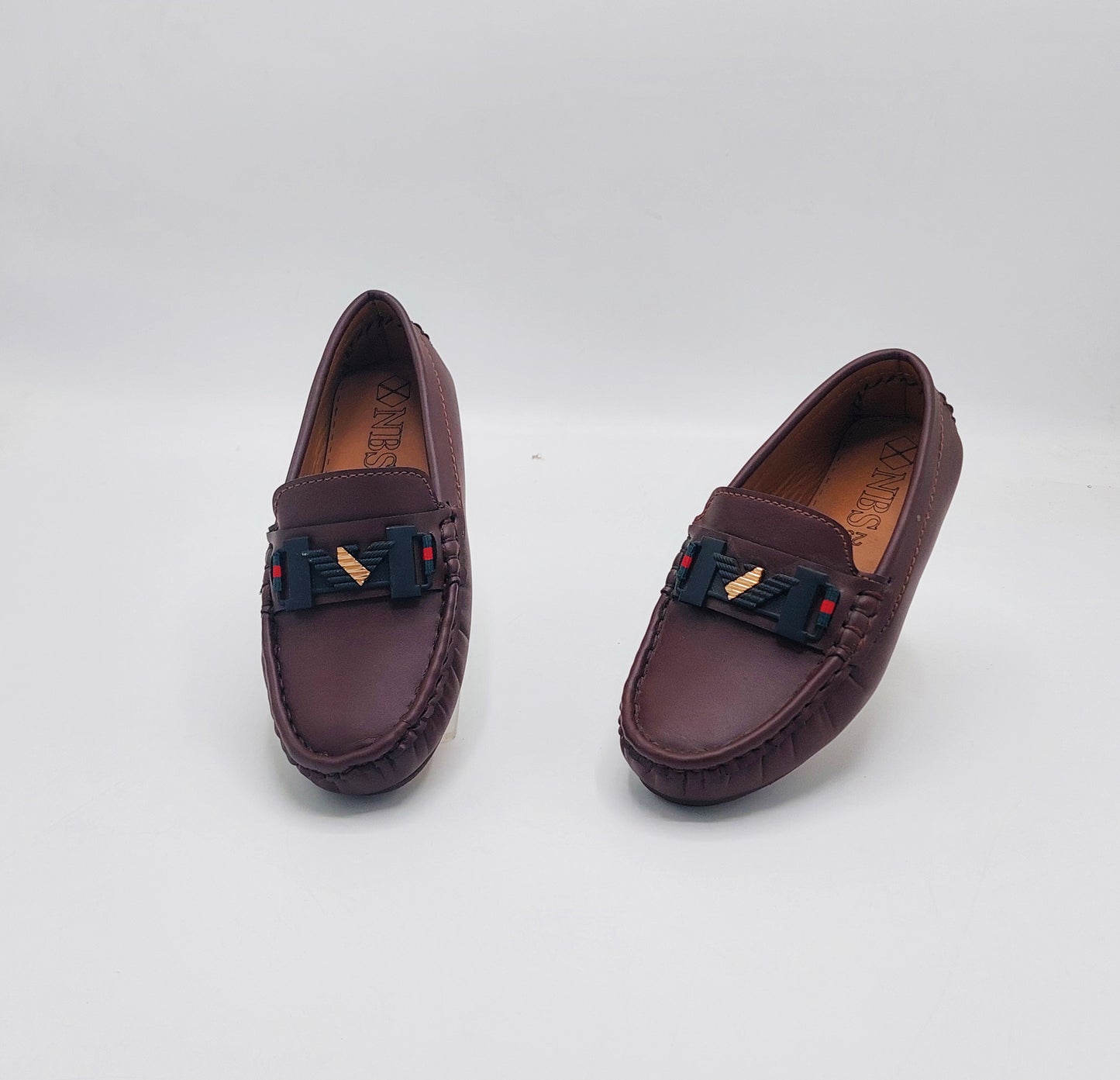 Premium Quality Classical Loafers for Kids - A6 (Brown)