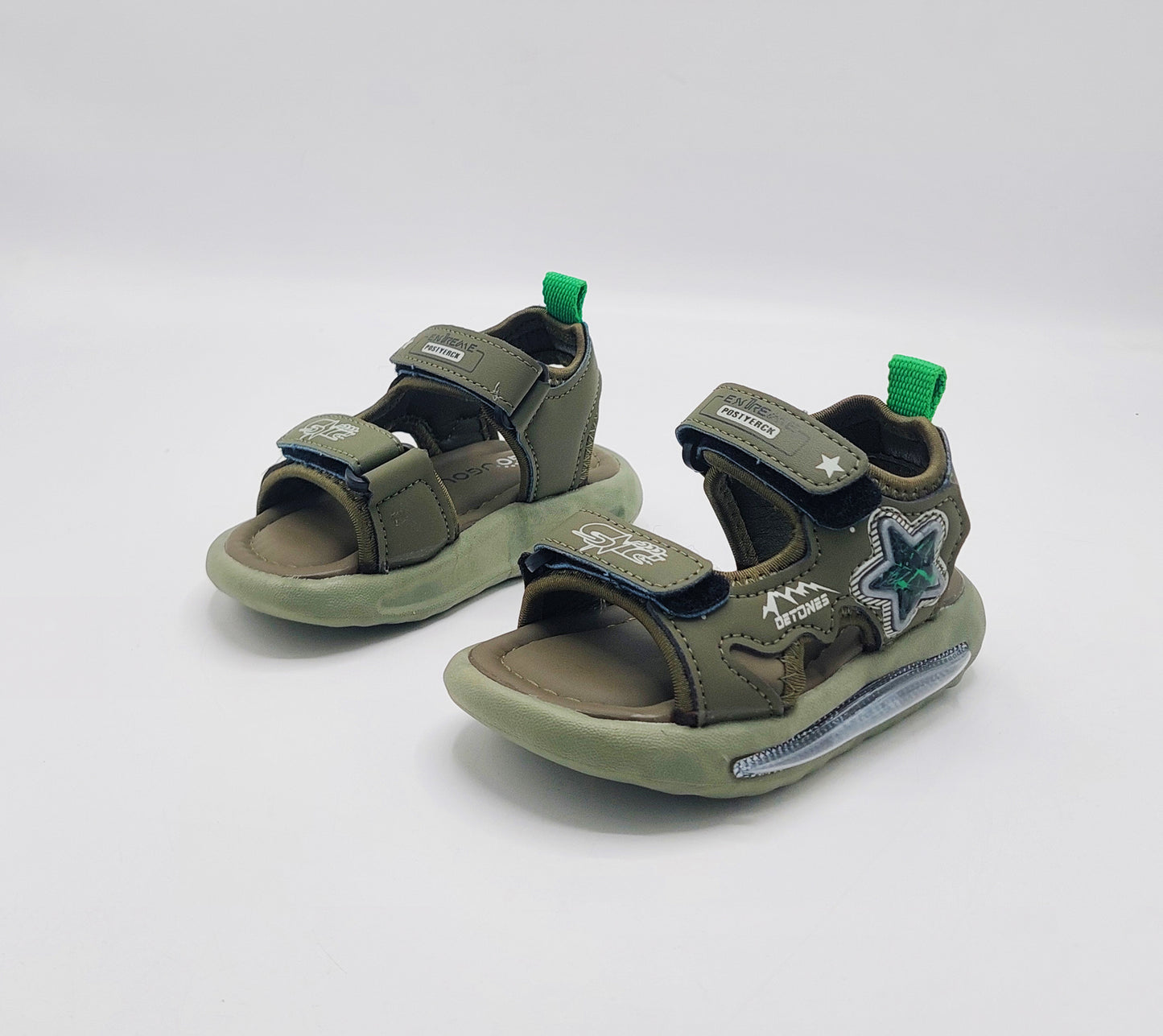 Trendy Looking Sandals With LED Sole For Boys - M020