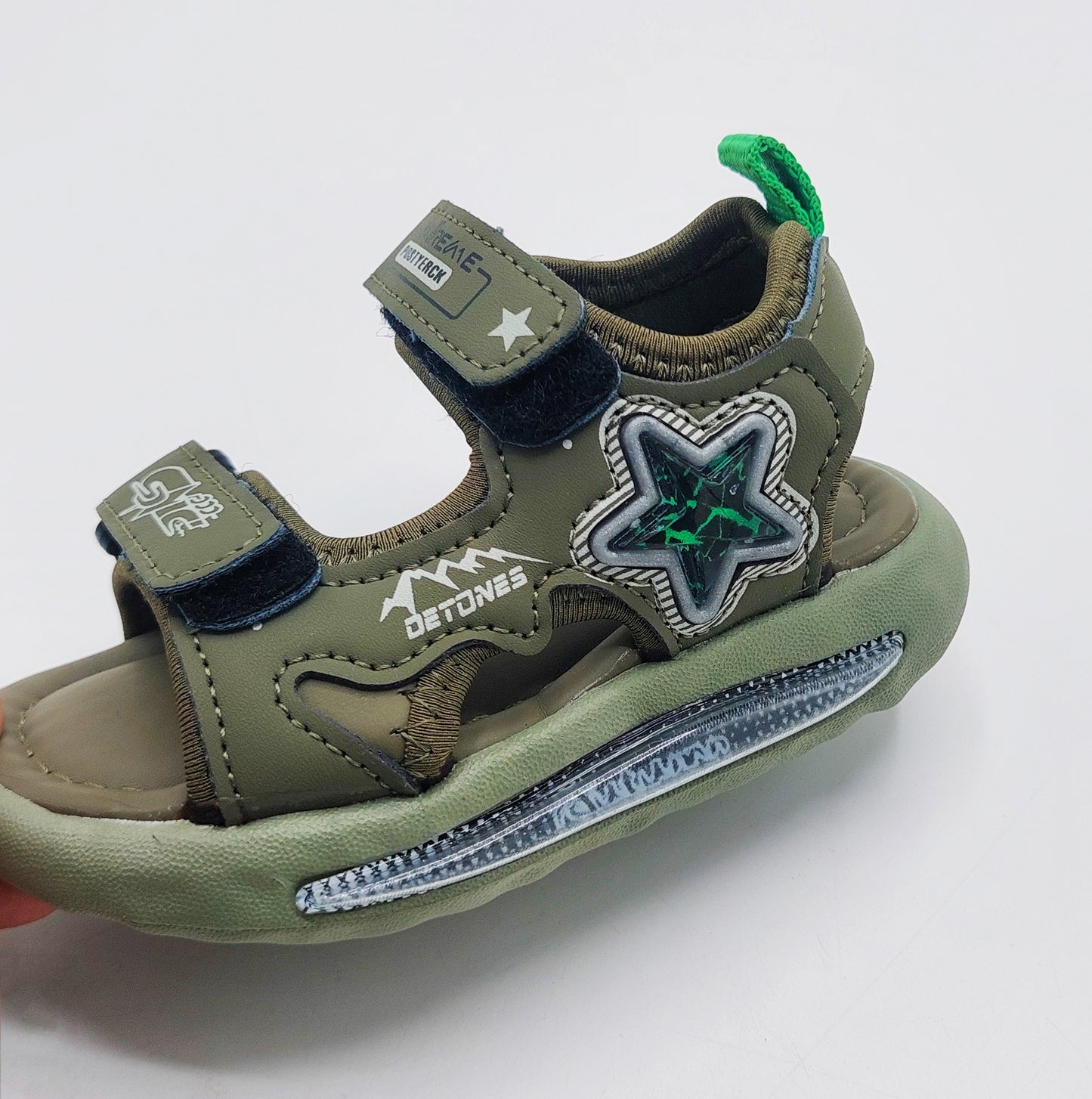 Trendy Looking Sandals With LED Sole For Boys - M020