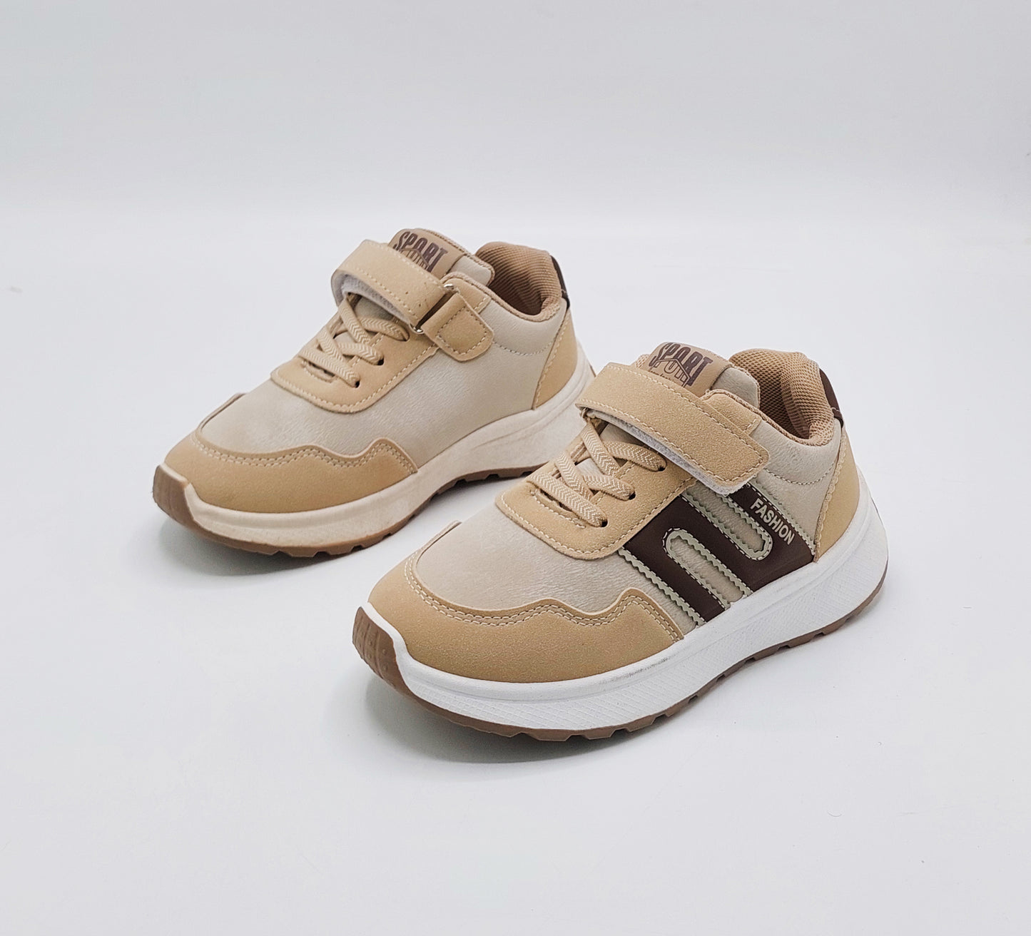 Premium Quality Sneakers For Boys - 811 (Beige)