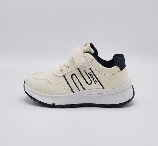 Premium Quality Sneakers For Boys - 811 (White)