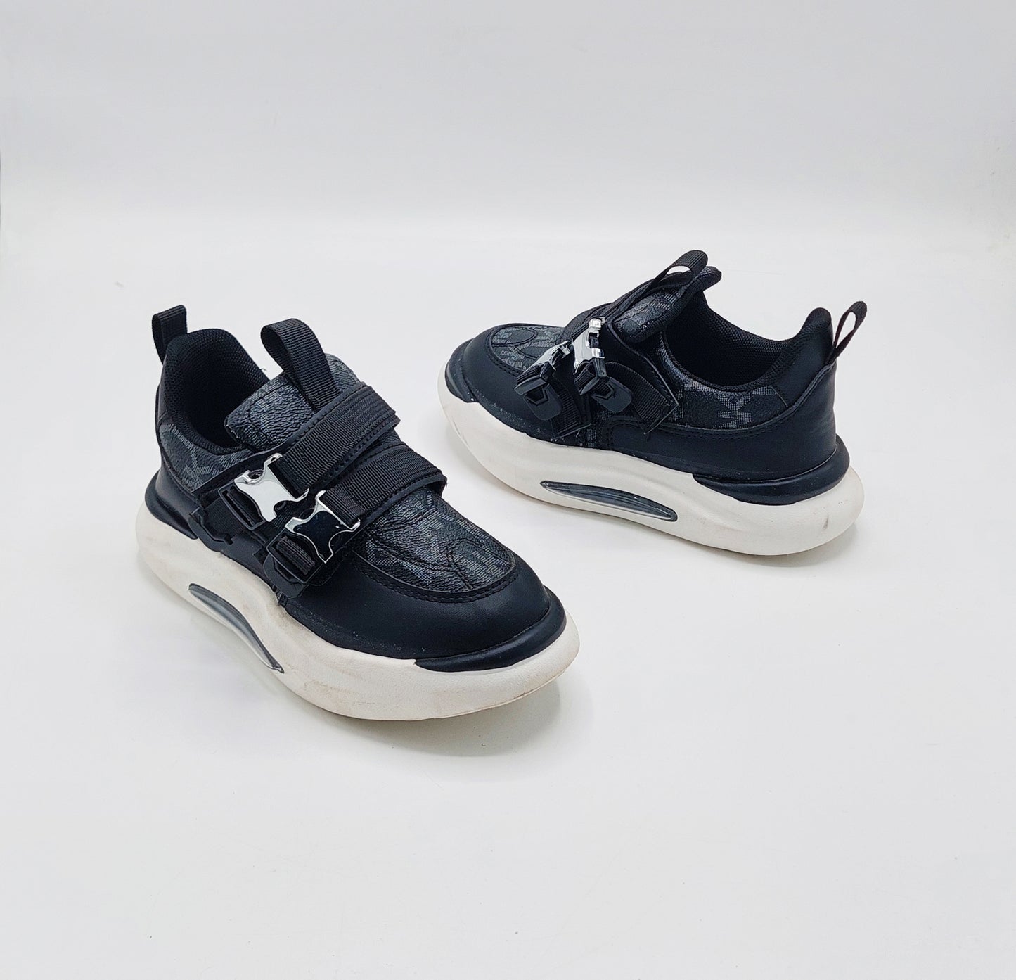 Buckle Design Shoes for Boys - 603M9 (Black)