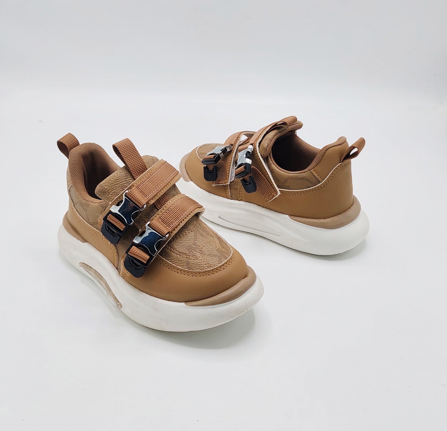 Buckle Design Shoes for Boys - 603M9 (Brown)