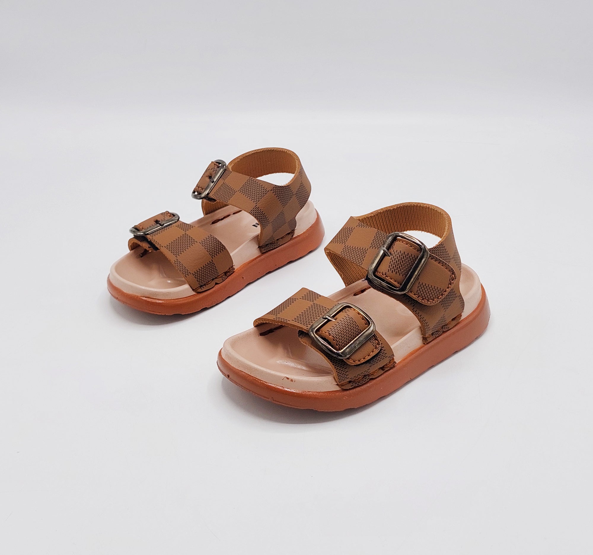 Clip Design Sandals for Boys - FA102 - (Bronze)