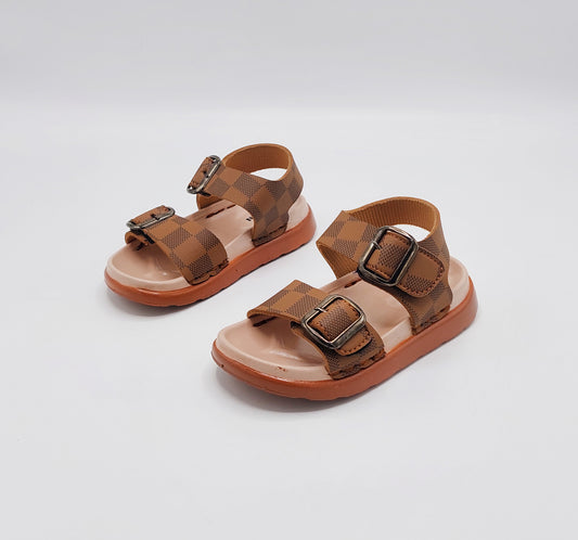Clip Design Sandals for Boys - FA102 - (Bronze)