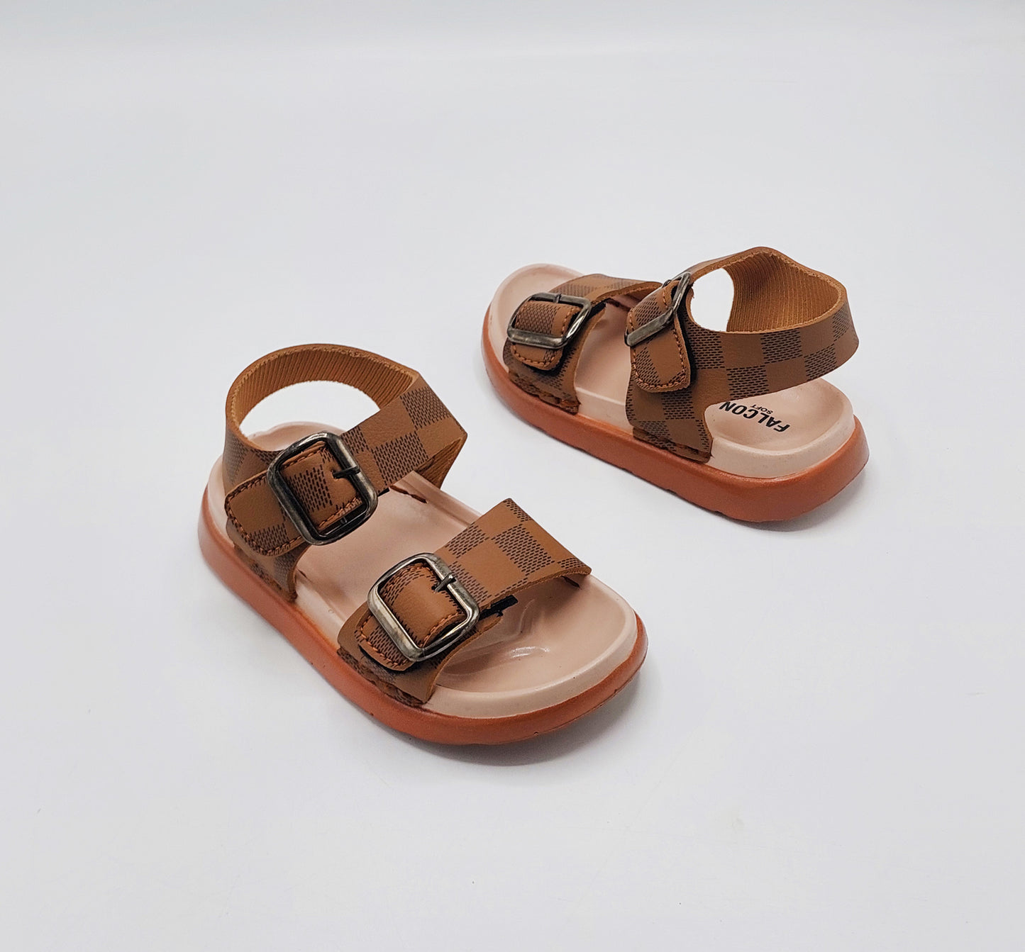 Clip Design Sandals for Boys - FA102 - (Bronze)