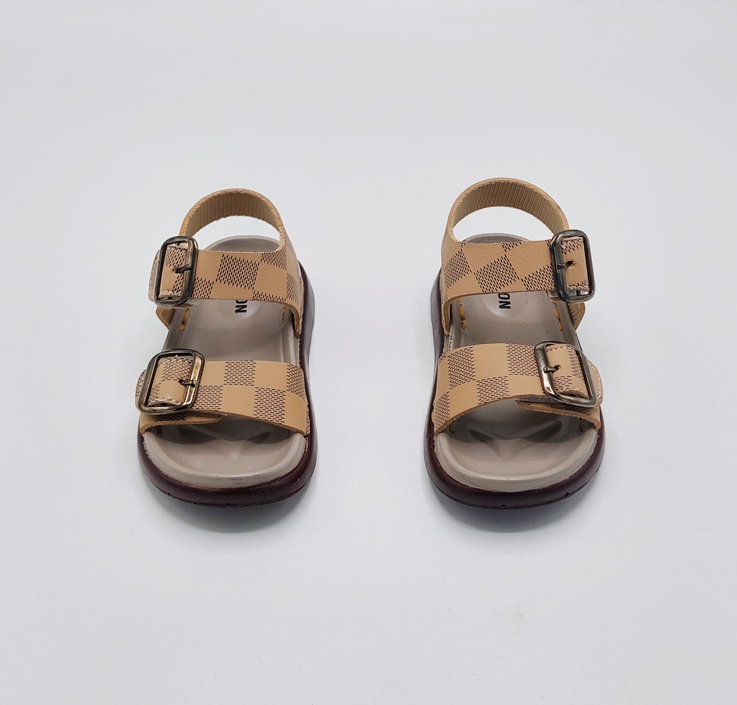 Clip Design Sandals for Boys - FA102 - (Beige)