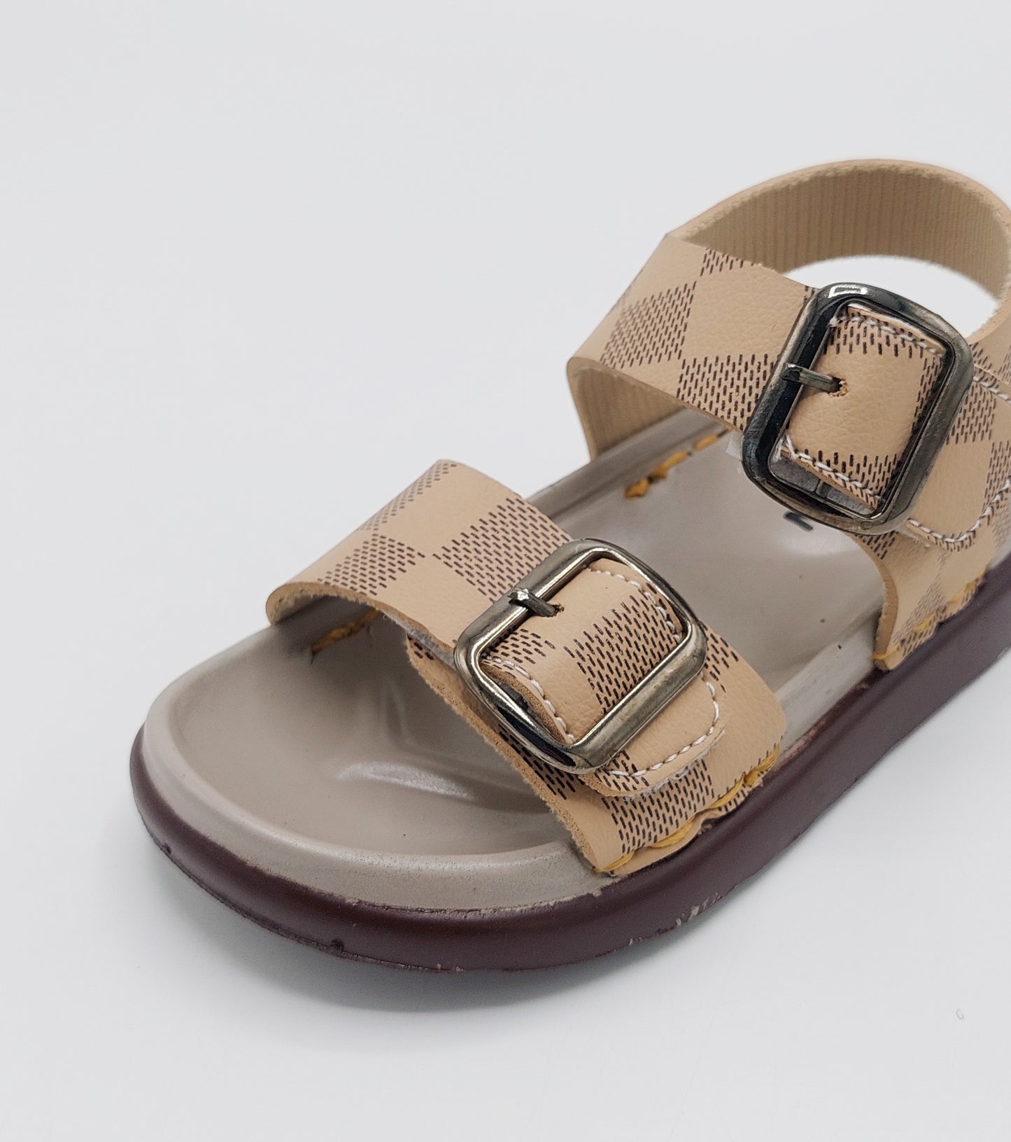 Clip Design Sandals for Boys - FA102 - (Beige)