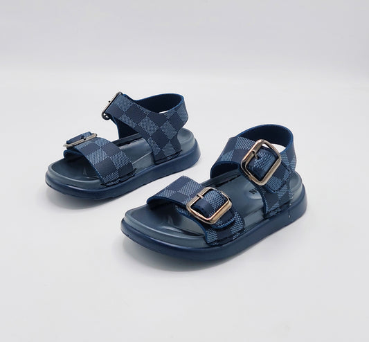 Clip Design Sandals for Boys - FA102 - (Navy)