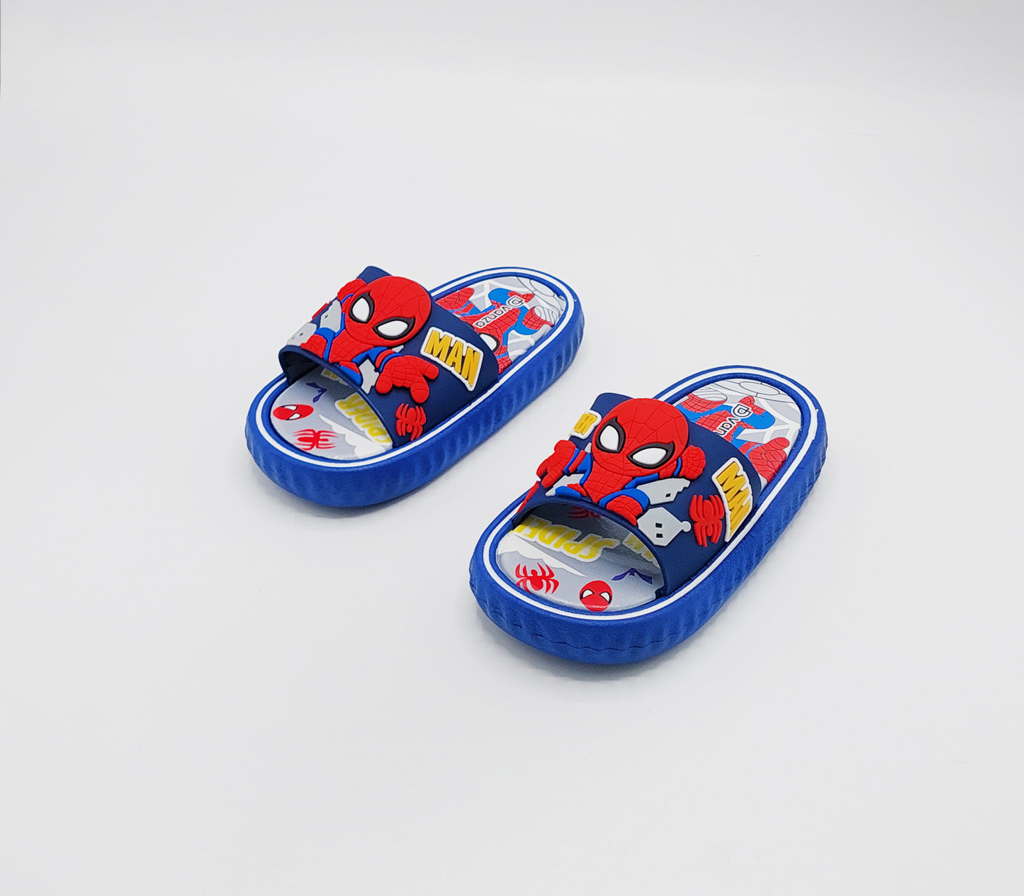 Spider Man Theme Slippers for Boys - BCG107 (Blue)
