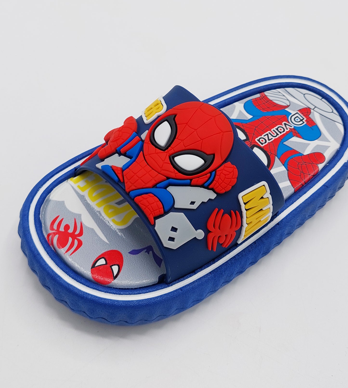Spider Man Theme Slippers for Boys - BCG107 (Blue)