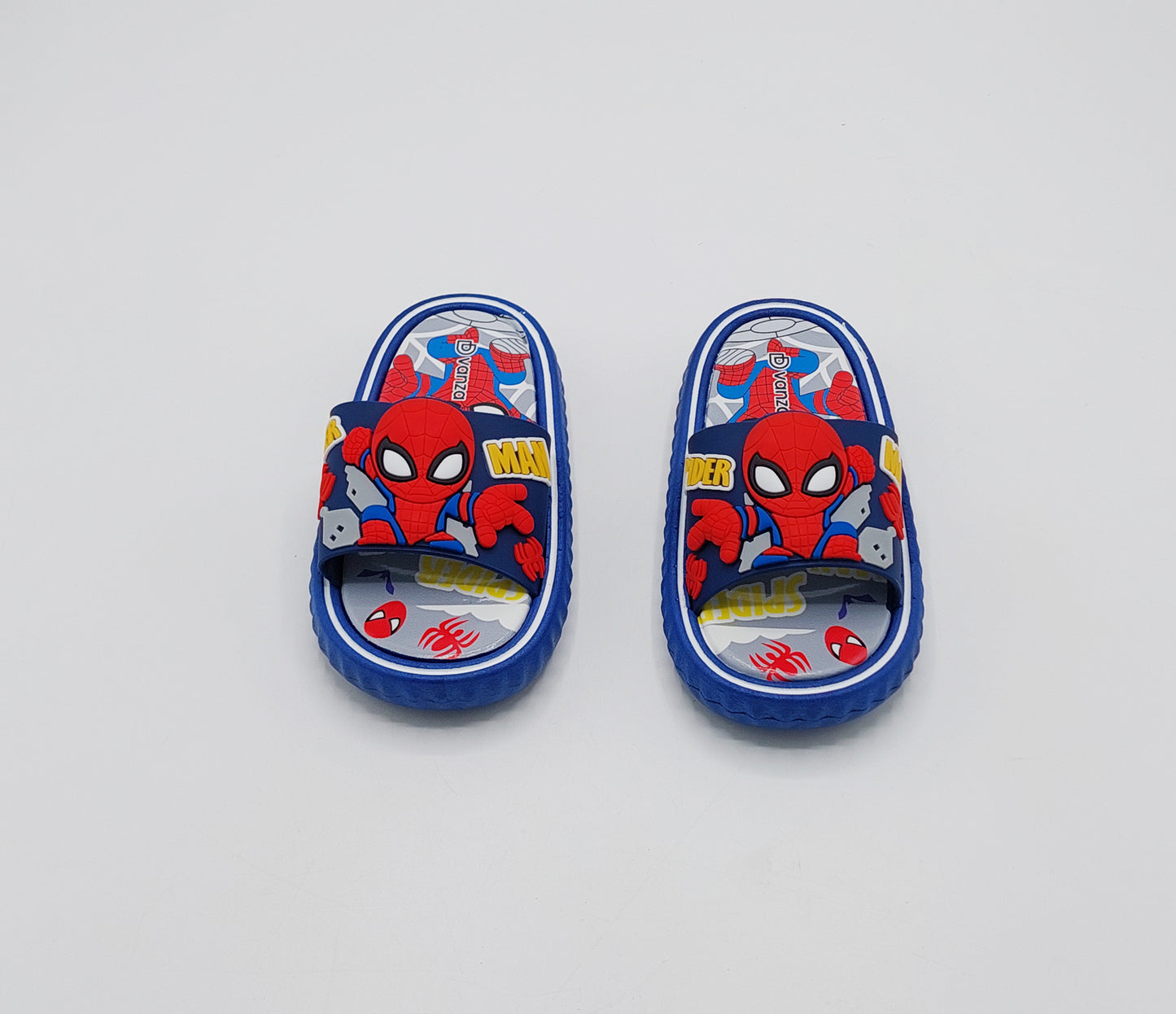 Spider Man Theme Slippers for Boys - BCG107 (Blue)