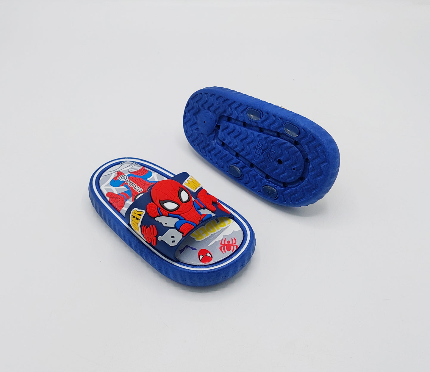 Spider Man Theme Slippers for Boys - BCG107 (Blue)