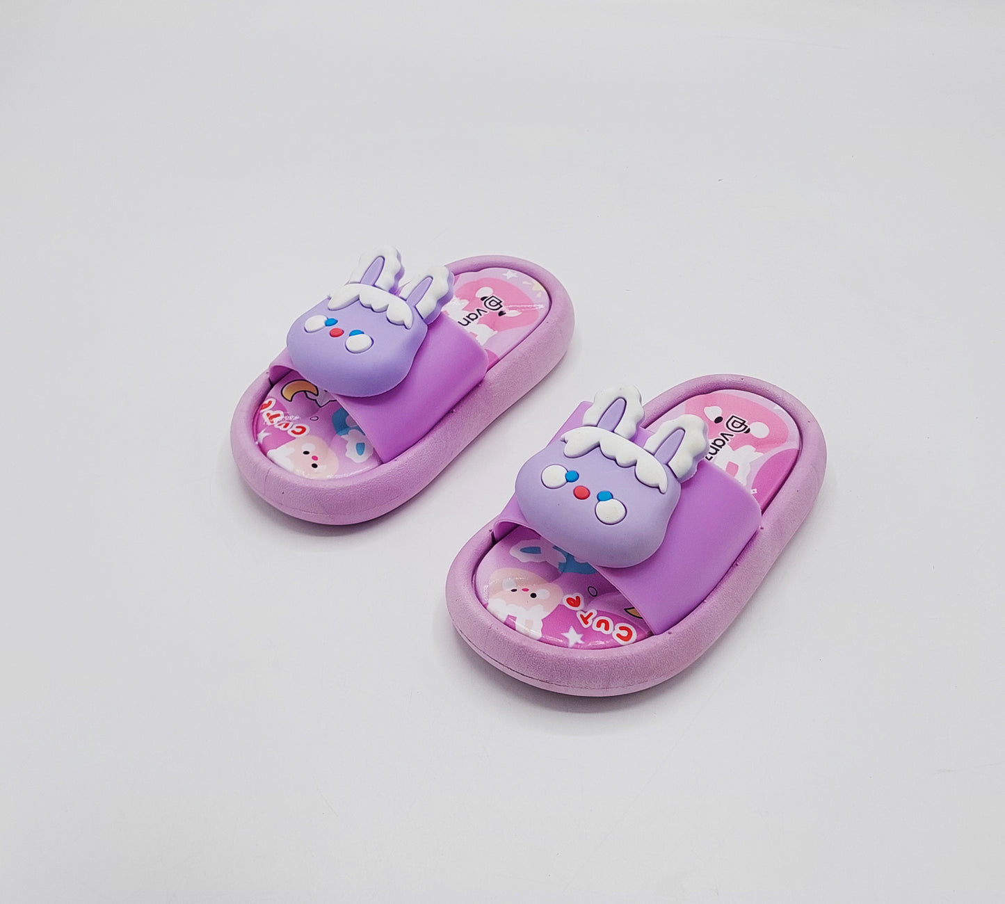 Bunny Theme Slippers for Girls - BCJ105 (Purple)