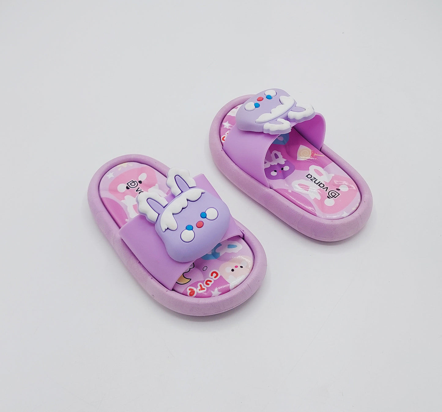 Bunny Theme Slippers for Girls - BCJ105 (Purple)