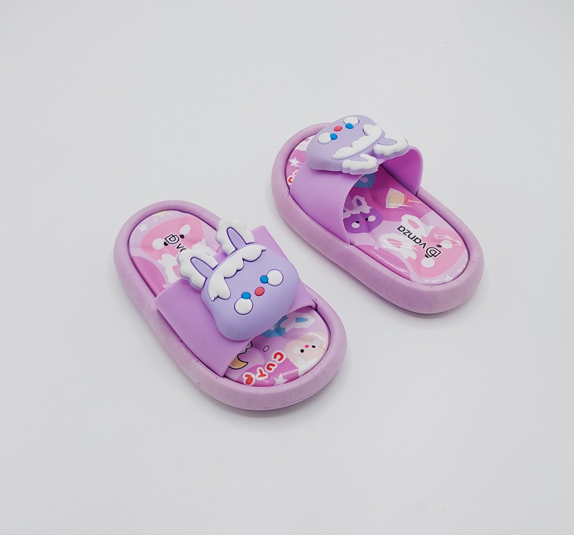 Bunny Theme Slippers for Girls - BCJ105 (Purple)