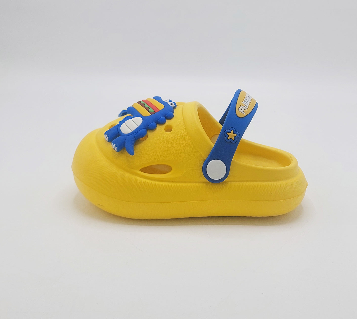 Dino Theme Crocs for Kids - DC (Yellow)