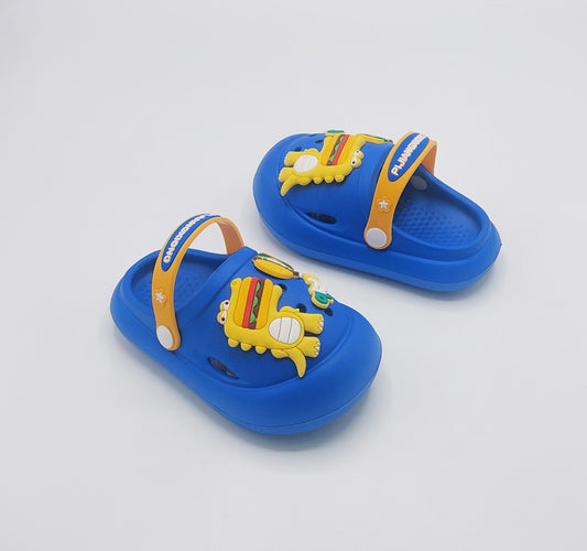 Dino Theme Crocs for Kids - DC (Blue)