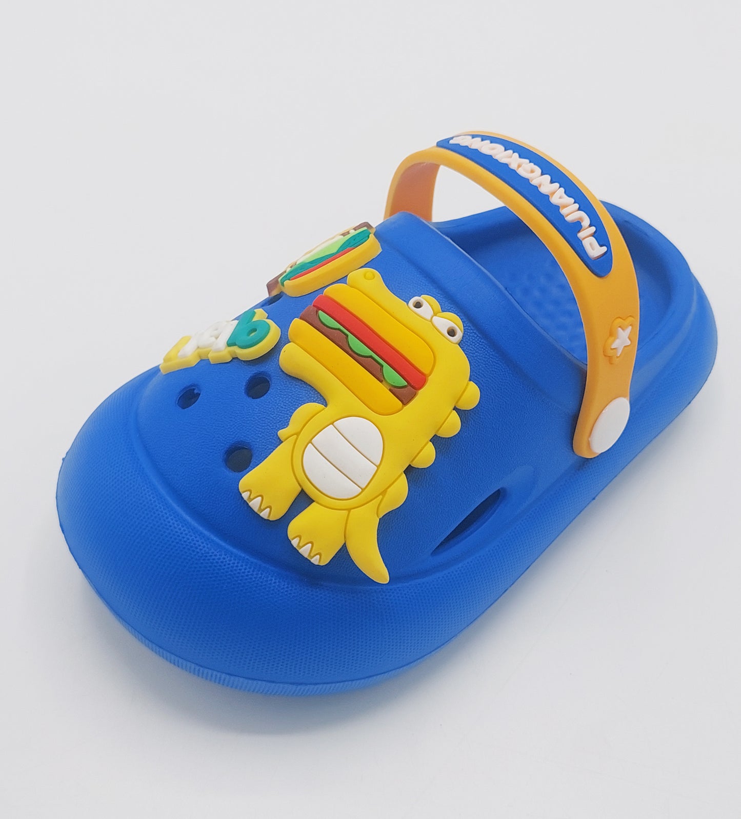 Dino Theme Crocs for Kids - DC (Blue)